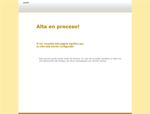 Tablet Screenshot of mail.calorex.com.ar